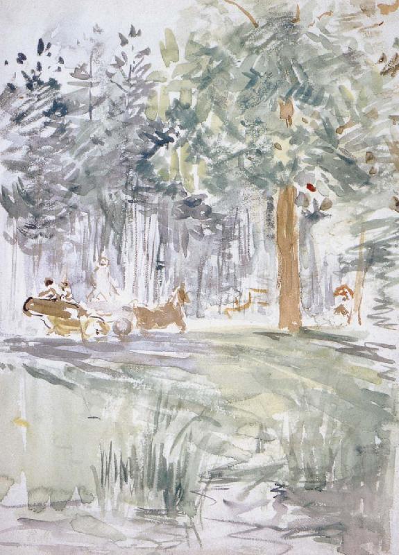 Berthe Morisot Carriage France oil painting art